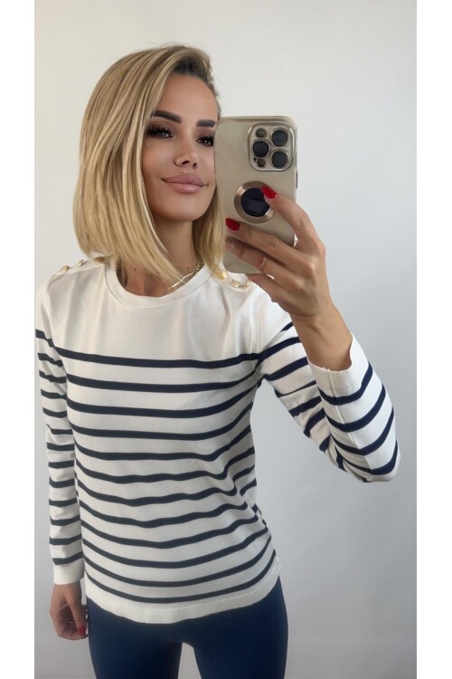 GOLD DÜĞMELİ KAZAK