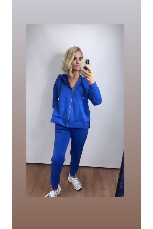 MAVİ YANDAN YIRTMAÇLI