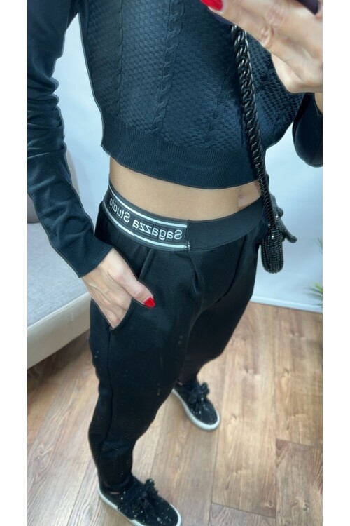 SF002 LASTİK BASKILI PANTOLON