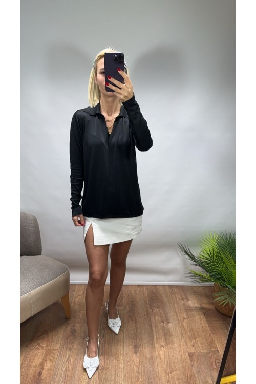 SF009 MERSERİZE YAKALI KAZAK