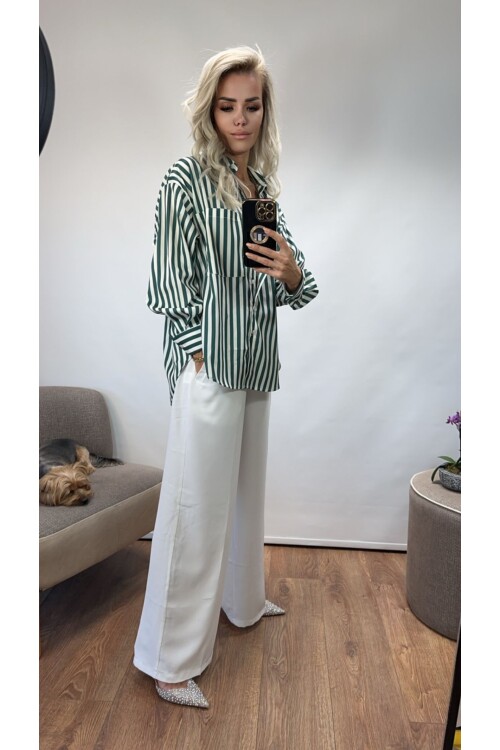 SF042 YANDAN CEPLİ BOL PANTOLON