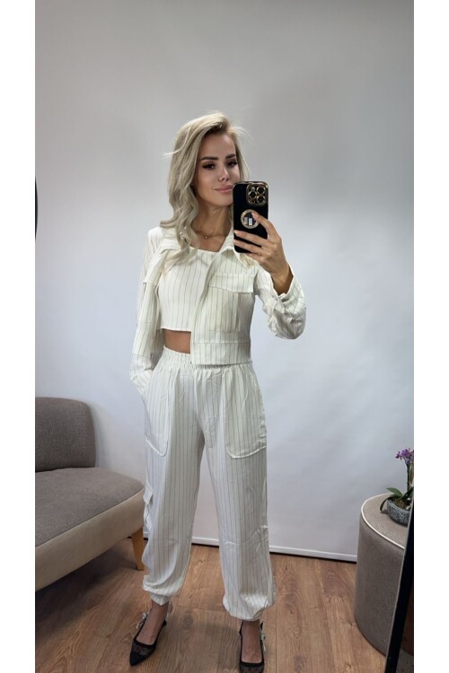 SF044 ÇİZGİLİ ÜÇLÜ TAKIM