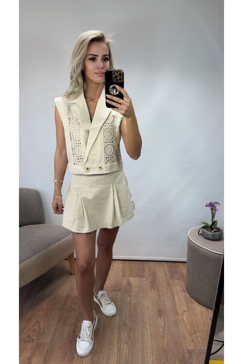 SF047 DANTEL DETAY YELEK