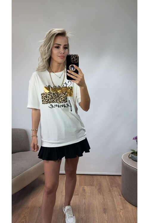 SF047 LEOPAR RAHAT TİŞÖRT
