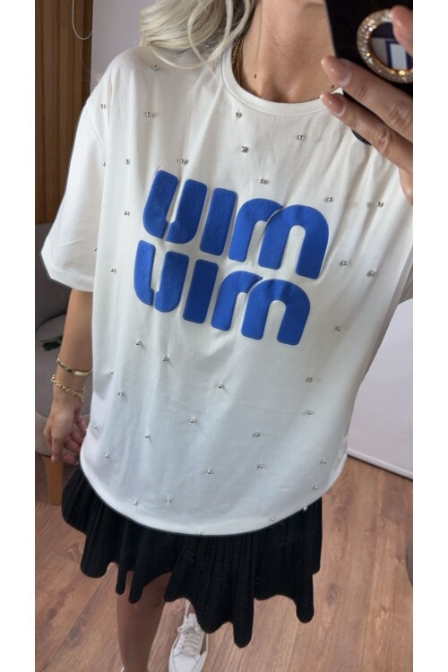 SF050 TAŞLI MIU TİŞÖRT