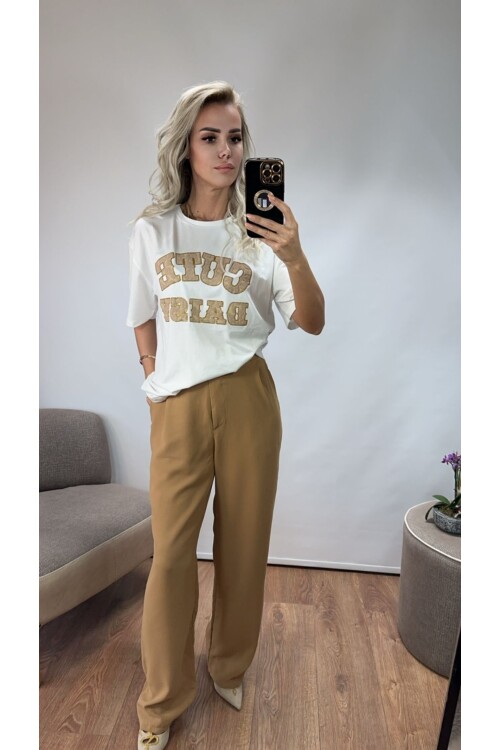 SF051 CUTE KABARTMA BASKI TİŞÖRT