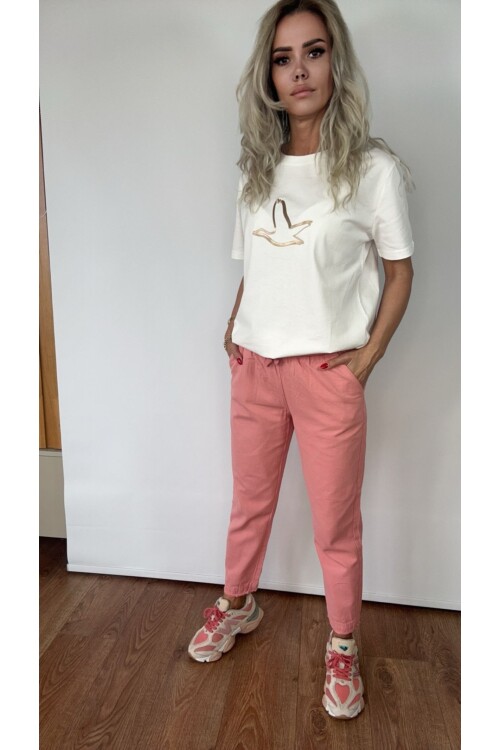 SF069 BELİ LASTİKLİ İPLİ PANTOLON