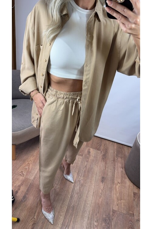 SF072 DÜĞMELİ GÖMLEK TAKIM