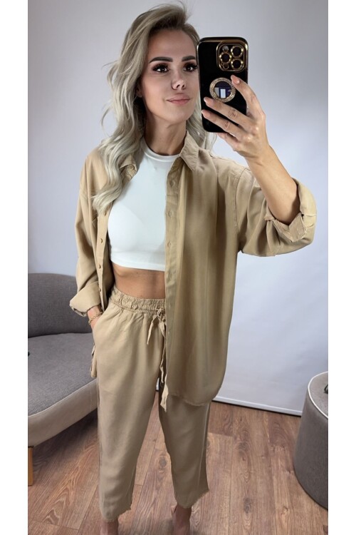 SF072 DÜĞMELİ GÖMLEK TAKIM