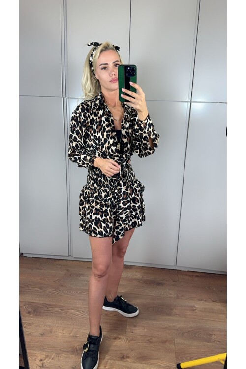 SF105 LEOPAR GÖMLEK TAKIM