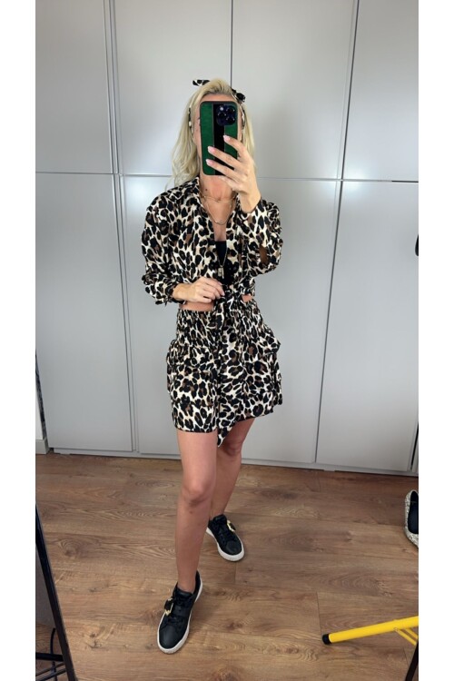 SF105 LEOPAR GÖMLEK TAKIM