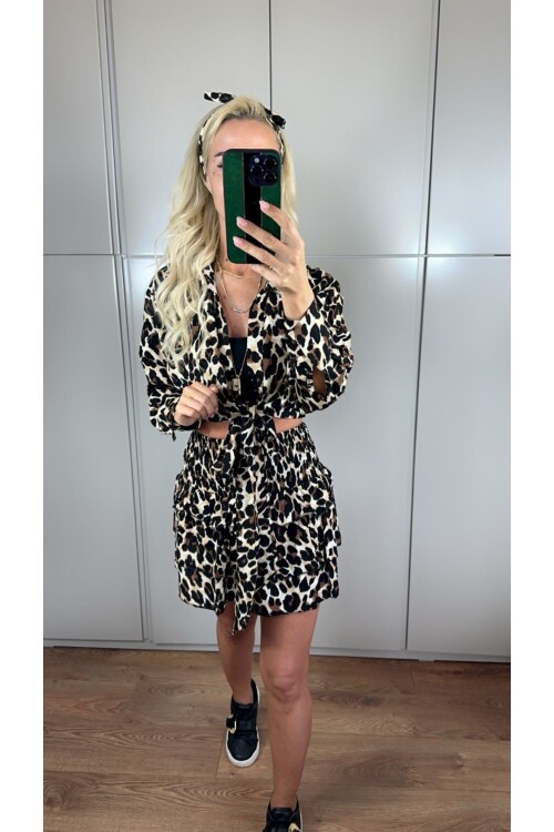 SF105 LEOPAR GÖMLEK TAKIM