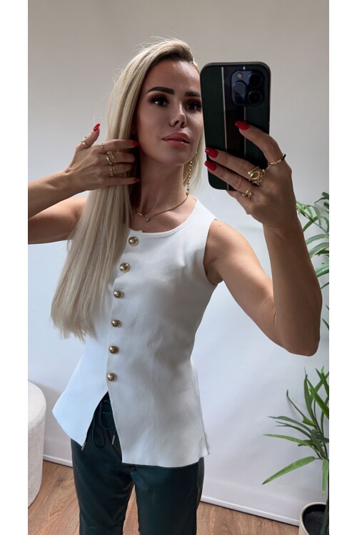 SF153 YELEK GOLD DÜĞMELİ