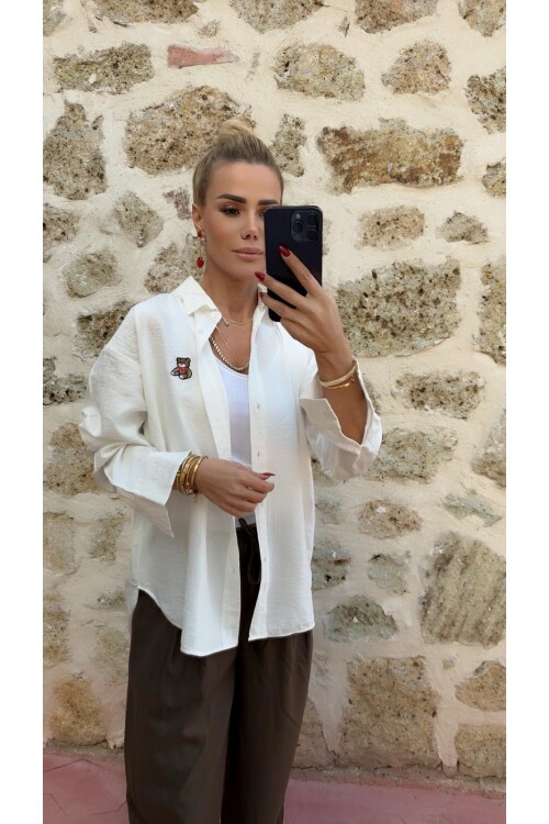 SF172 GÖMLEK AYICIK DESENLİ