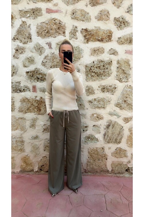 SF175 KENARLARI BEYAZ ŞERİT PANTALON