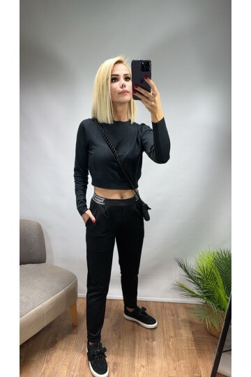 SF002 LASTİK BASKILI PANTOLON