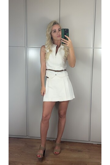 SF098 KEMER DETAYLI YELEK