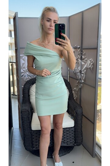 SF117 TEK KOL ELBİSE