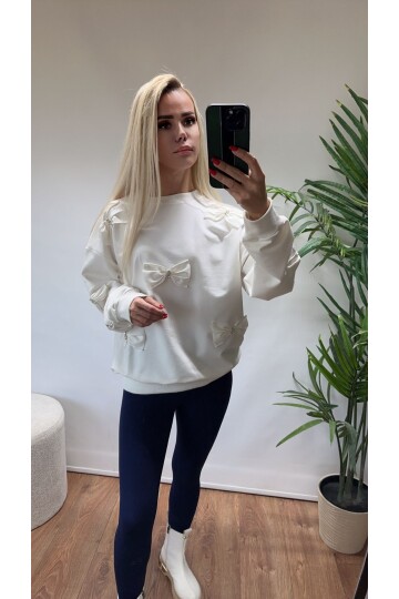 SF156 KURDALELİ TAŞLI SWEAT