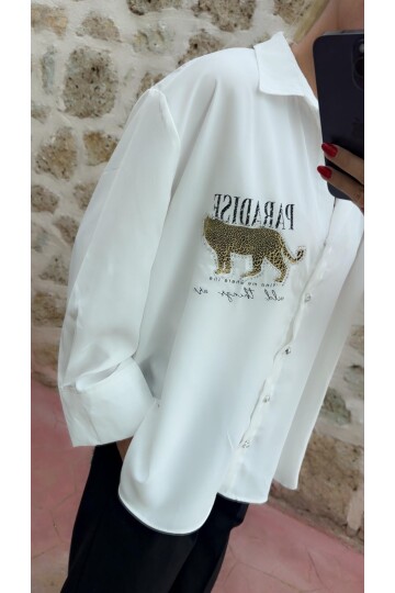 SF186 LEOPAR GÖMLEK